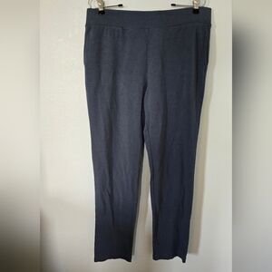 Pure Jill Dark Gray Slim Leg Stretchy Pants Size Medium